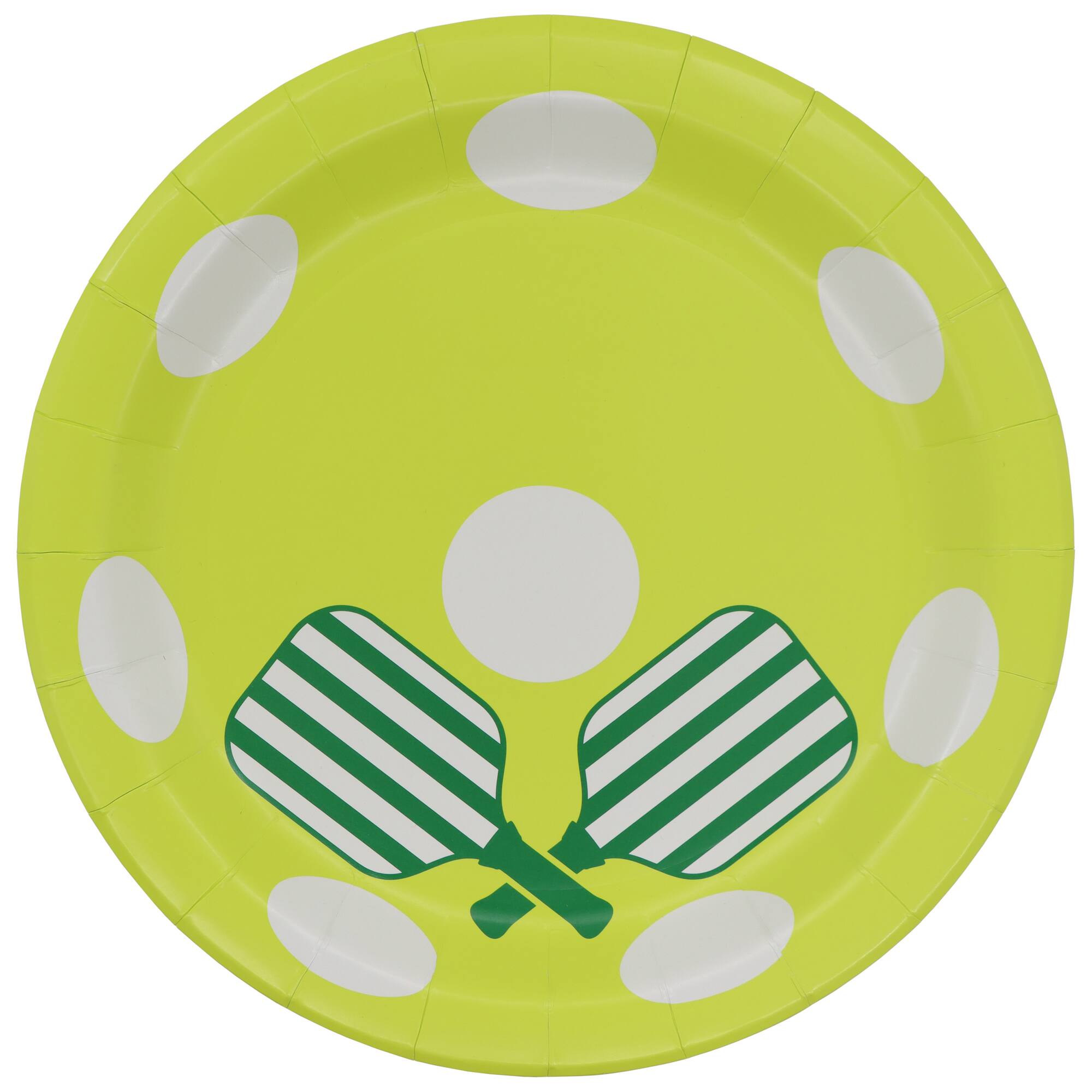 Cocktail Court 9" Pickleball & Paddles Paper Dinner Plates, 10ct. by Celebrate It™
